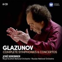 Glazunov. Samlede symfonier og koncerter (8 CD)